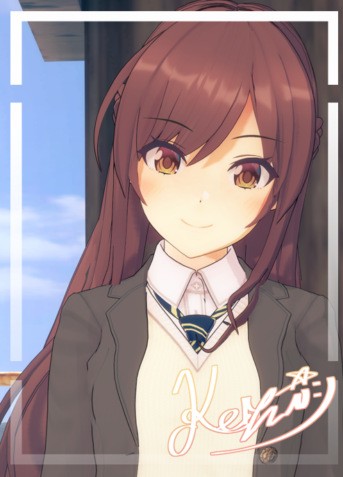《戀活Sunshine》棕發純情秋季制服美少女MOD