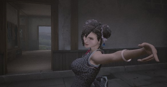 《師父》女性可扮演最終幻想蒂法黑色旗袍MOD