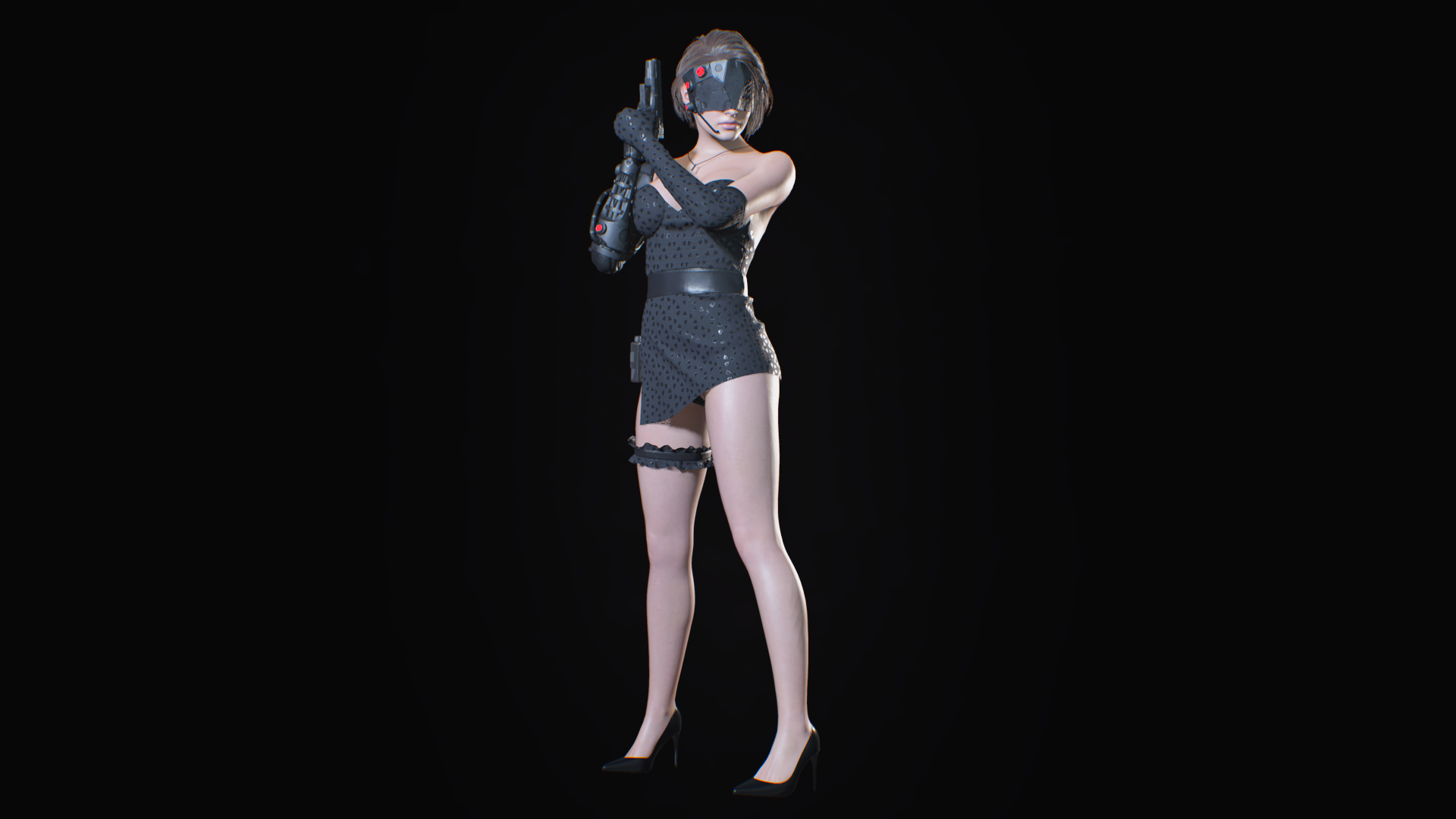 《生化危機3：重制版》吉爾性感光腿機甲少女MOD