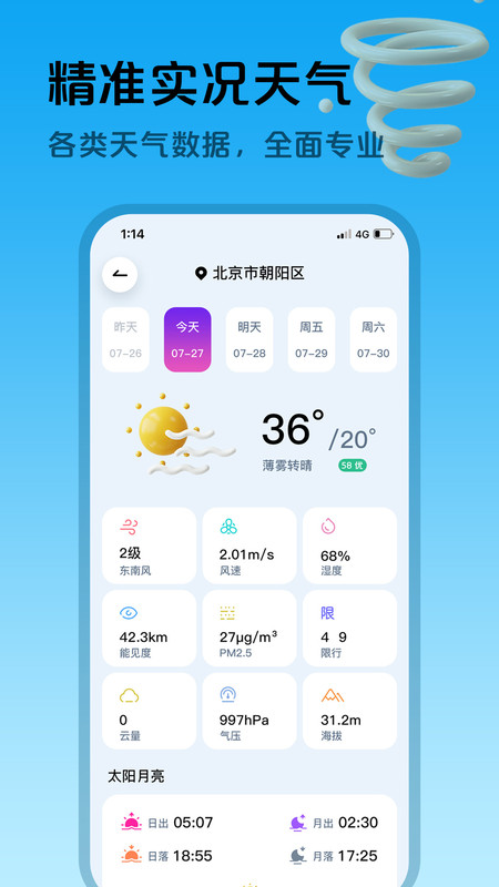 超準天氣預報