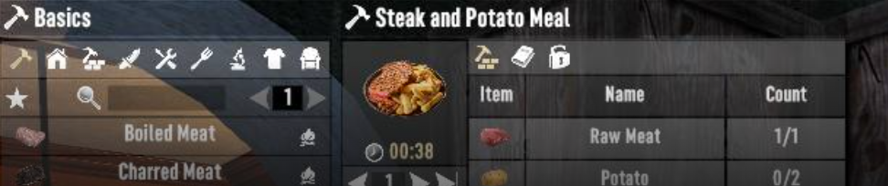 《七日殺》更好的生肉食譜MOD