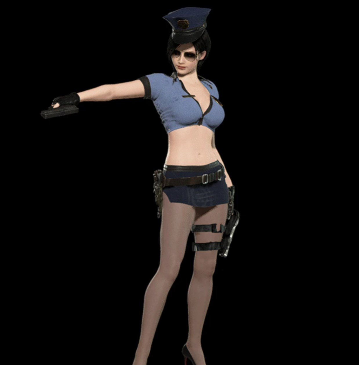 《生化危機4：重制版》艾達黑絲性感警服MOD[正式版]