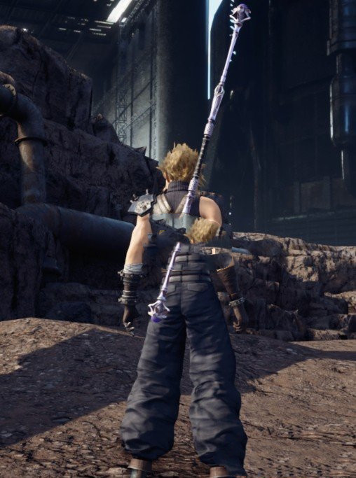 《最終幻想7：重制版》愛麗絲魔杖替換破壞劍MOD