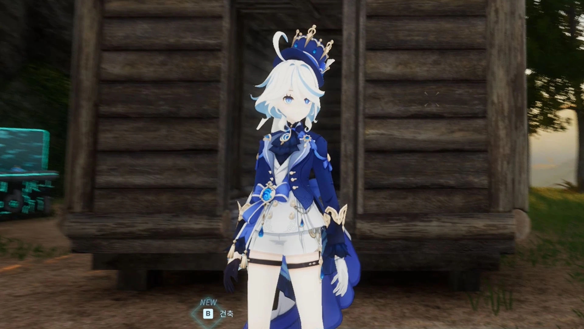 《幻獸帕魯》扮演原神水神芙寧娜MOD
