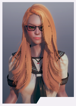 《AI少女》橘發黑框眼鏡制服御姐MOD