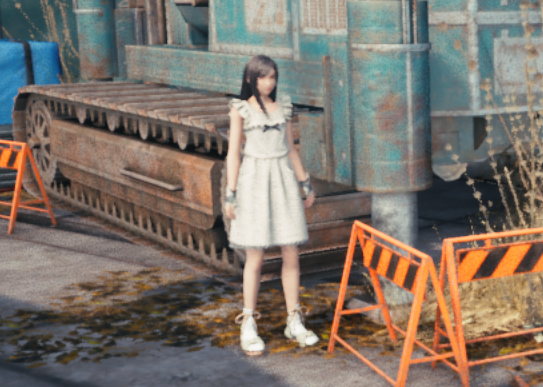 《最終幻想7：重制版》蒂法清純少女連衣裙MOD