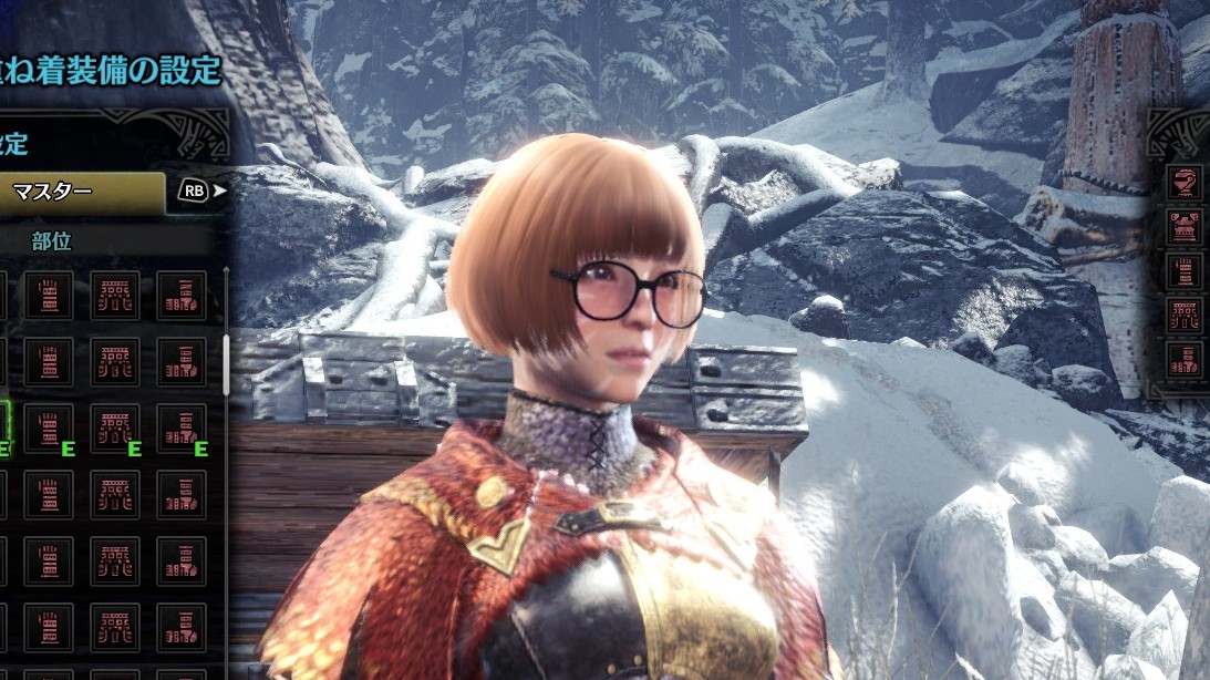 《怪物獵人：世界》P5佐倉雙葉眼鏡MOD