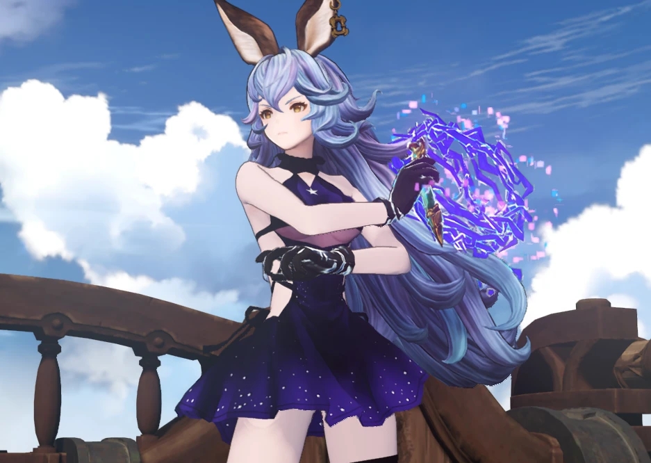《碧藍幻想：RELINK》菲菲優雅星空晚禮服MOD