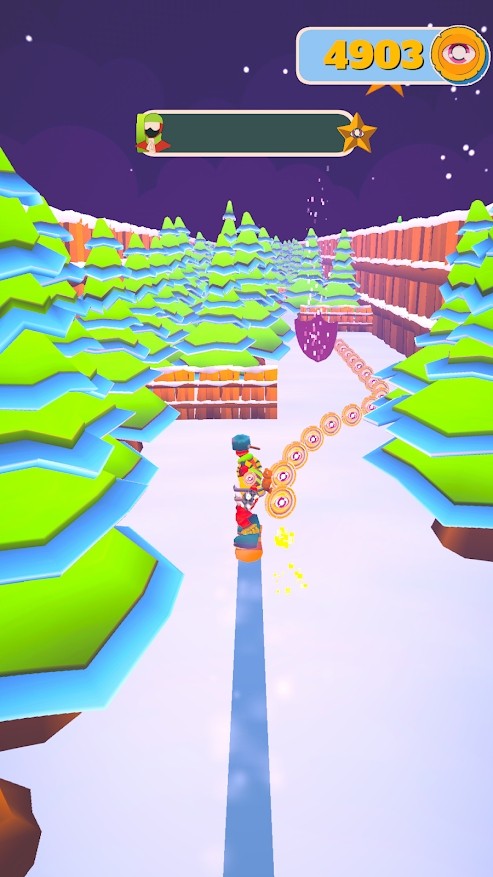 下雪滑雪板大師3D