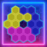 熒光六邊形拼圖