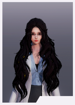 《AI少女》黑色長(zhǎng)發(fā)白色大褂性感女醫(yī)生MOD