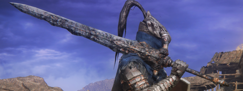 《艾爾登法環》黑暗之魂3狼騎士大劍與狼大盾v1.1MOD