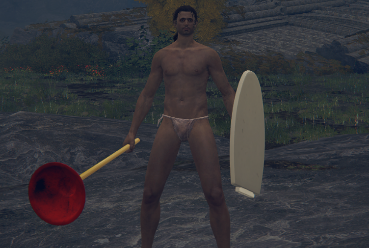 《艾爾登法環(huán)》馬桶蓋與馬桶搋劍盾武器v1.04MOD