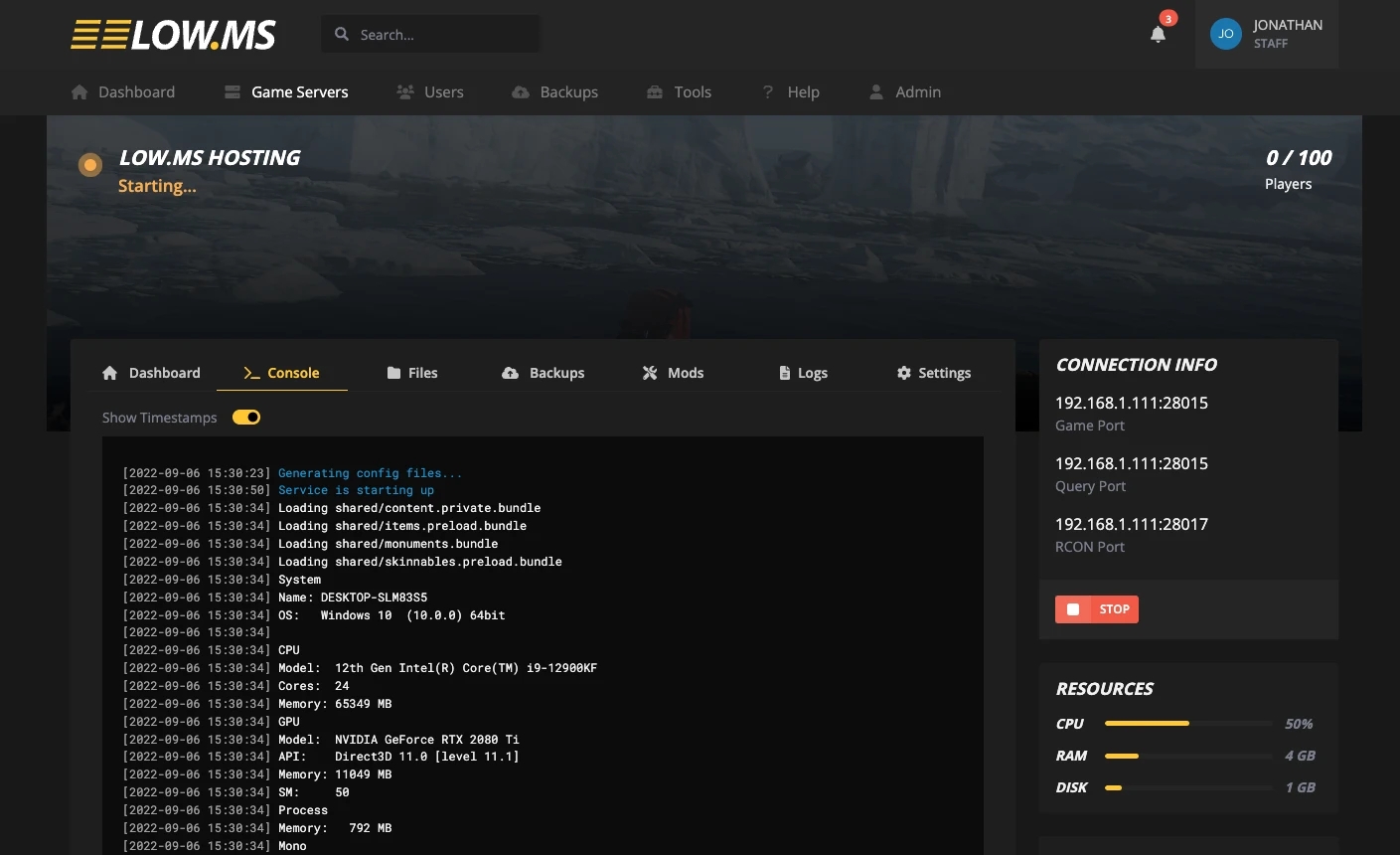 《七日殺》Web UI管理界面A21MOD