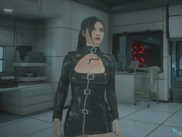 《生化危機2：重制版》克萊爾艾達性感紋身摩托服MOD