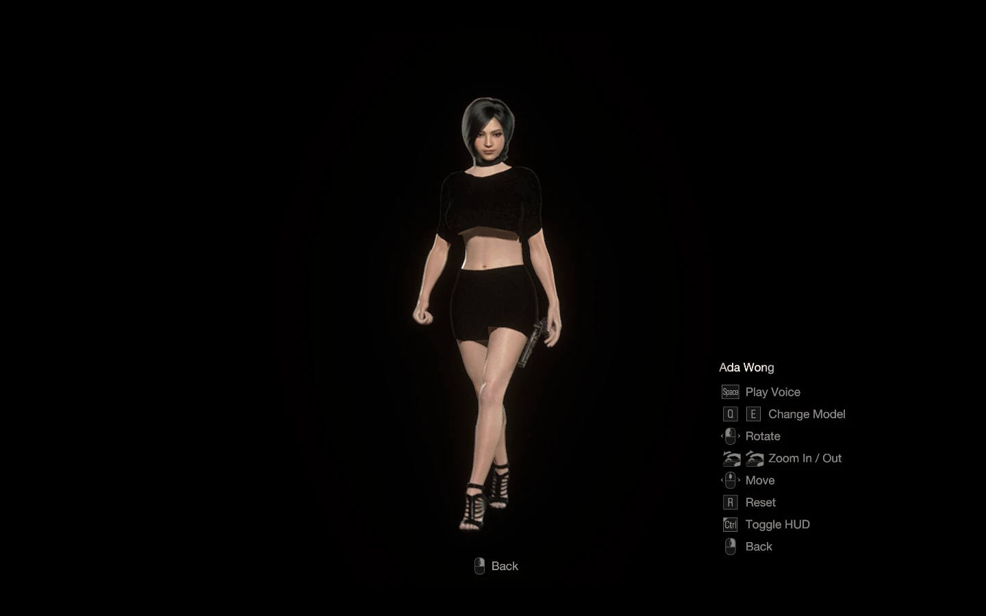 《生化危機4：重制版》艾達王短款上衣和半身裙MOD