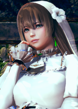《AI少女》棕色長(zhǎng)發(fā)白色婚紗小姐姐MOD