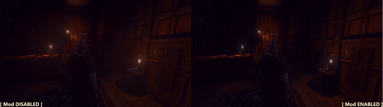《巫師3次世代版》移除蠟燭火光效果MOD