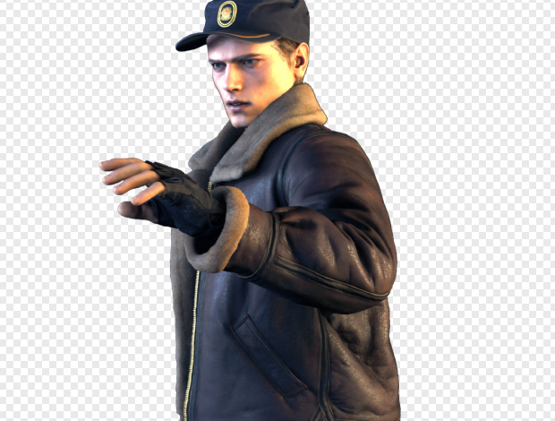 《生化危機4：重制版》戴軍帽的里昂MOD