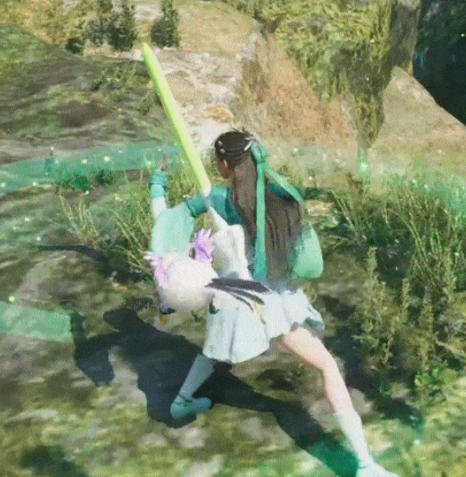 《仙劍奇俠傳7》月清疏造型獨特大蔥劍MOD[正式版]