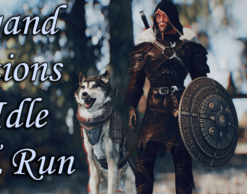 《上古卷軸5：天際重置版》男性動作優(yōu)化MOD