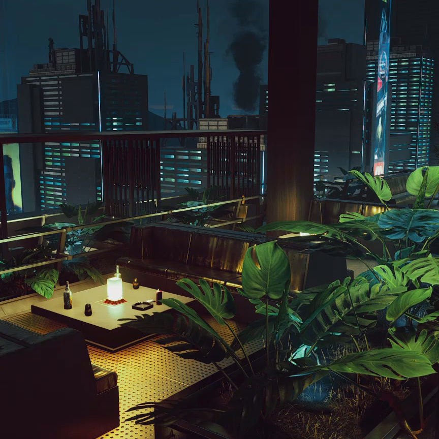 《Wallpaper Engine》賽博朋克2077高檔餐館3D場景動態壁紙