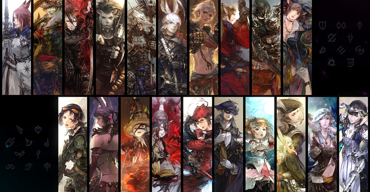 《Wallpaper Engine》最終幻想14曉月的終焉角色立繪集動(dòng)態(tài)壁紙