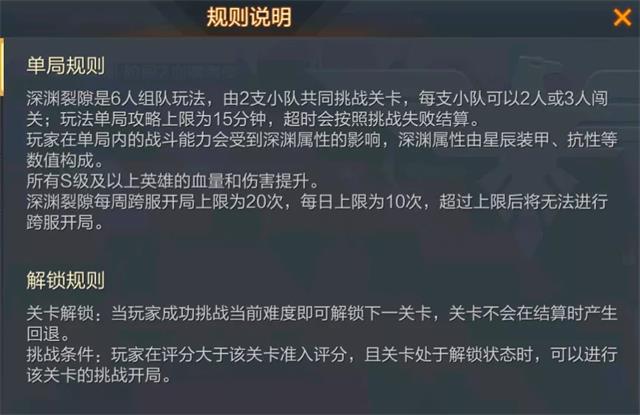 《魂斗羅歸來(lái)》深淵裂隙模式玩法攻略講解