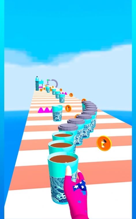 完美咖啡杯堆棧跑3D