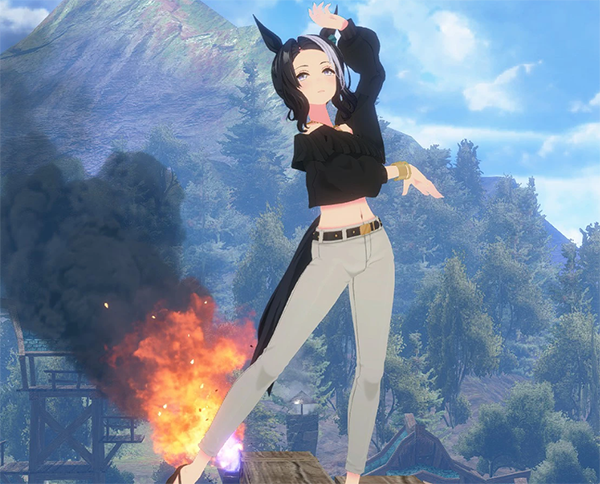 《怪物獵人崛起：曙光》賽馬娘目白高峰MOD
