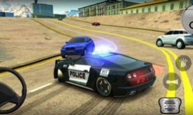 警車駕駛漂移