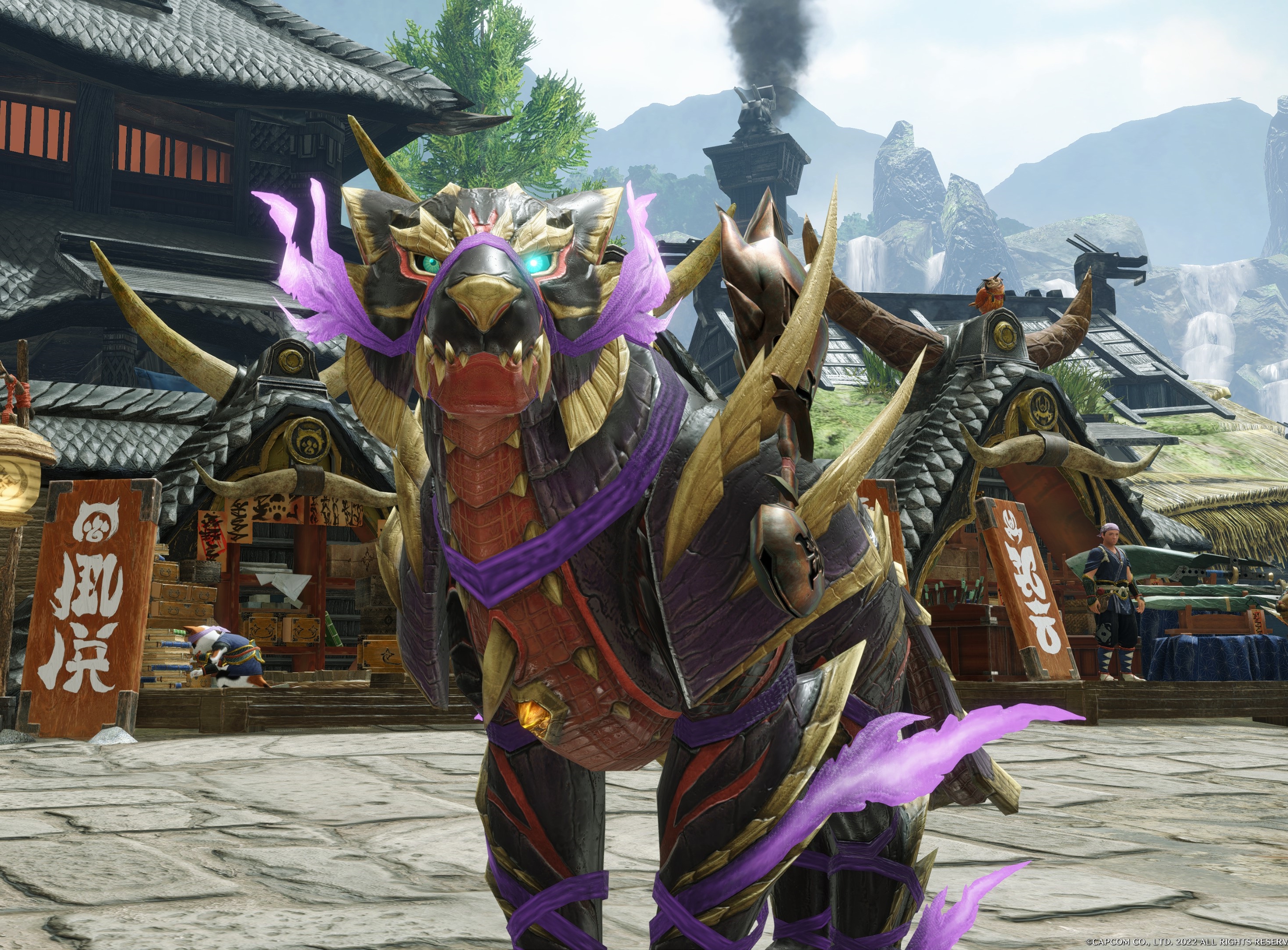 《怪物獵人：崛起》貓狗的怨虎龍amiibo套裝MOD
