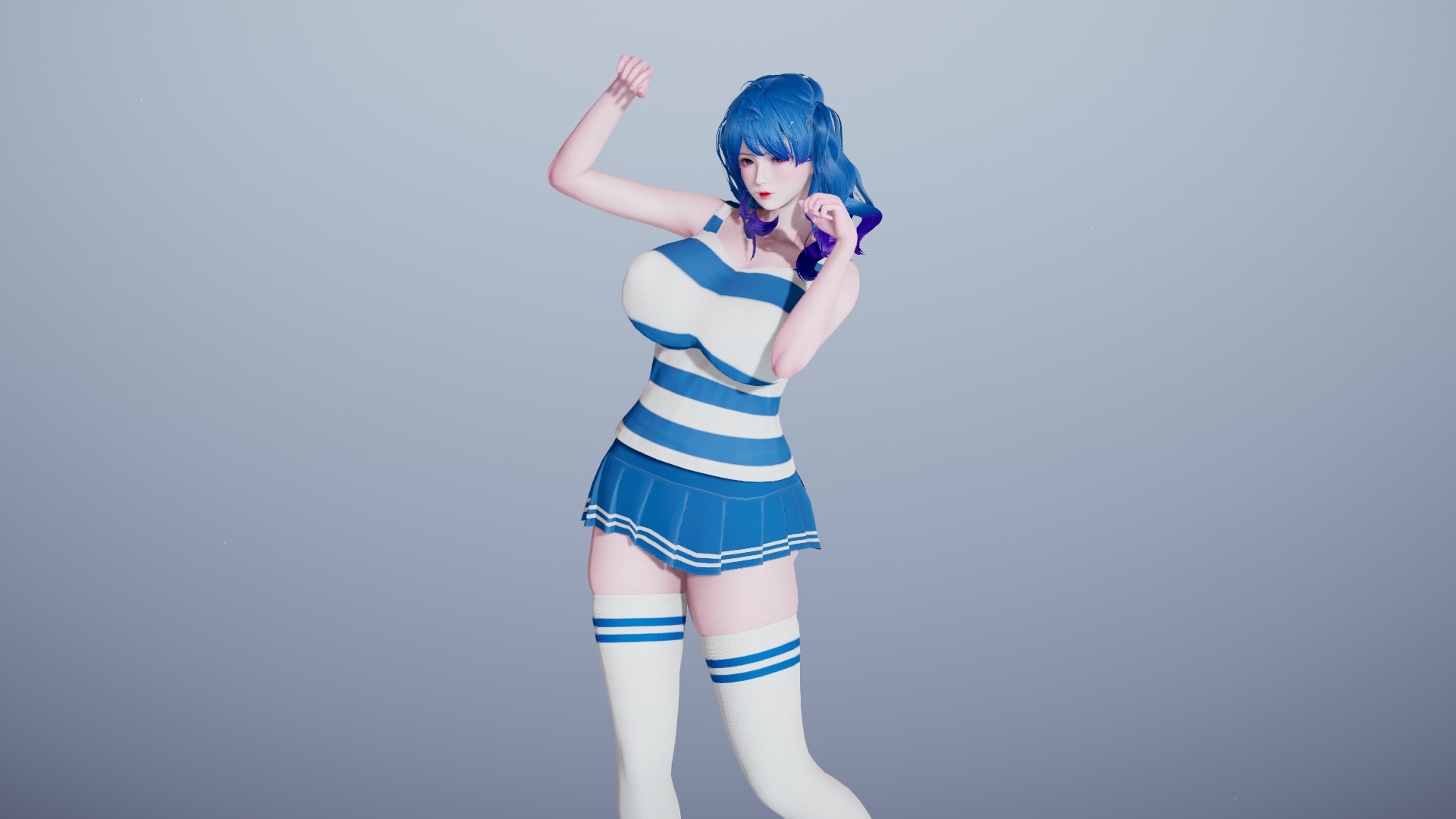 《AI少女》肉嘟嘟可愛藍發美少女MOD