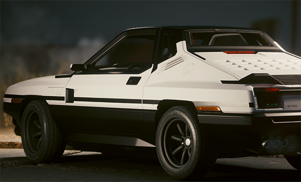 《賽博朋克2077》頭文字DAE86車MOD