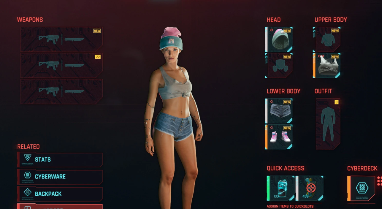 《賽博朋克2077》Equipment-EX幻化衣柜系統(tǒng)[支持v2.1]