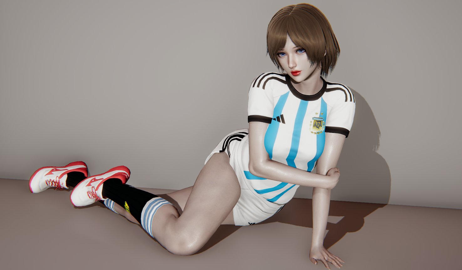 《AI少女》2022世界杯阿根廷球衣MOD