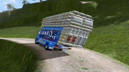 搖擺的印尼卡車模擬器