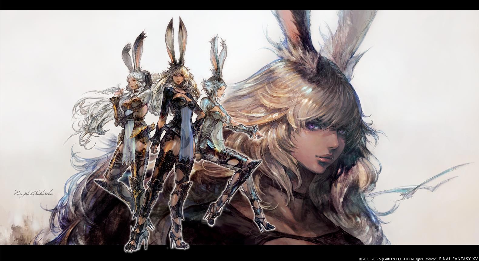 《Wallpaper Engine》最終幻想14維埃拉族原畫動態壁紙
