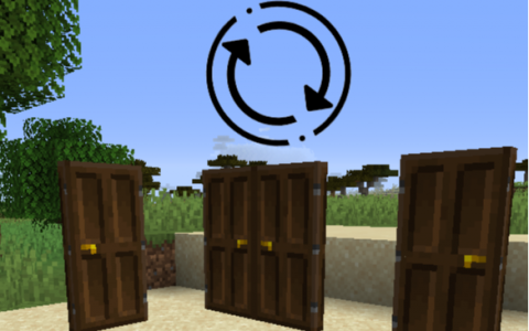 《我的世界》1.18.1自動開門MOD