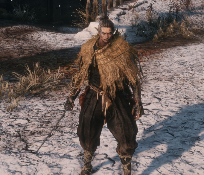 《只狼：影逝二度》主角狼無面具天狗忍者服裝MOD