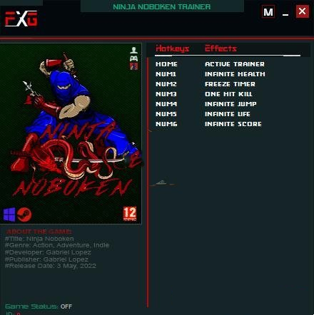 《忍者冒險》v2022.05.03六項修改器[FutureX]