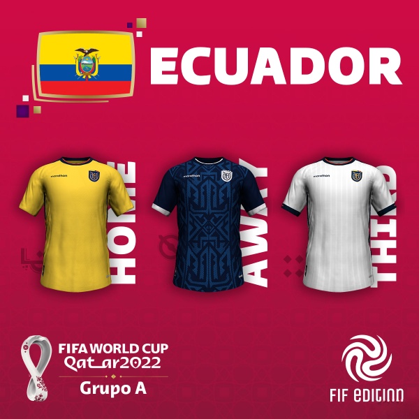 《FIFA 22》厄瓜多爾國家隊球衣包