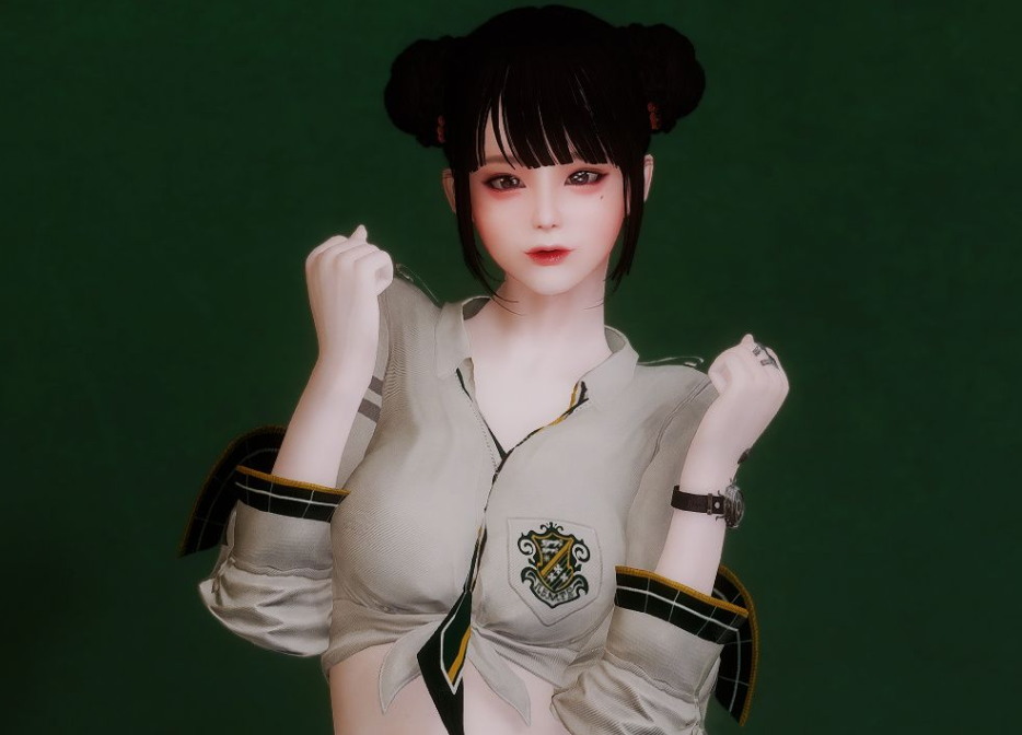《上古卷軸5：天際重制版》韓風(fēng)女隨從希婭MOD