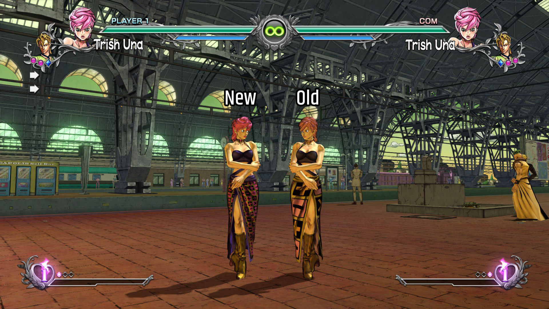 《JOJO的奇妙冒險：群星之戰重制版》特里休天堂之眼皮膚MOD