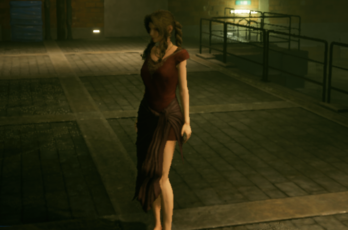 《最終幻想7：重制版》愛麗絲紅色夏季連衣裙v1.2.1MOD