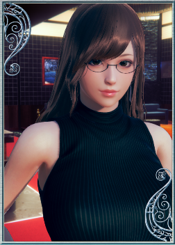 《AI少女》黑色長發(fā)毛衣背心眼鏡御姐MOD
