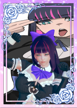 《AI少女》深紫色長發女仆裝美少女MOD