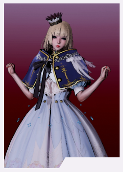 《AI少女》金色短發華麗洋裝公主MOD