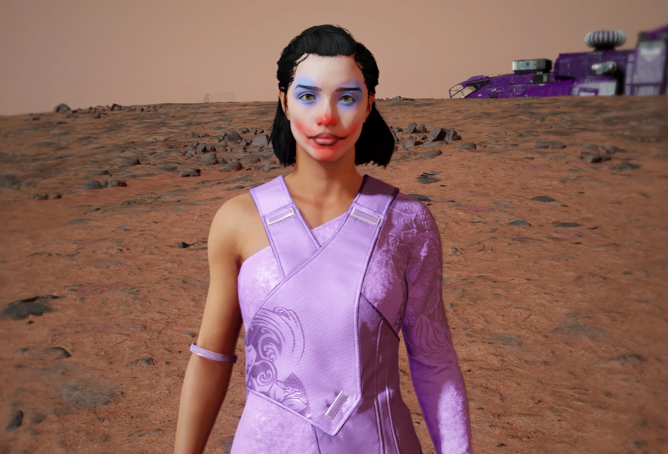 《星空》安德烈亞小丑妝容MOD