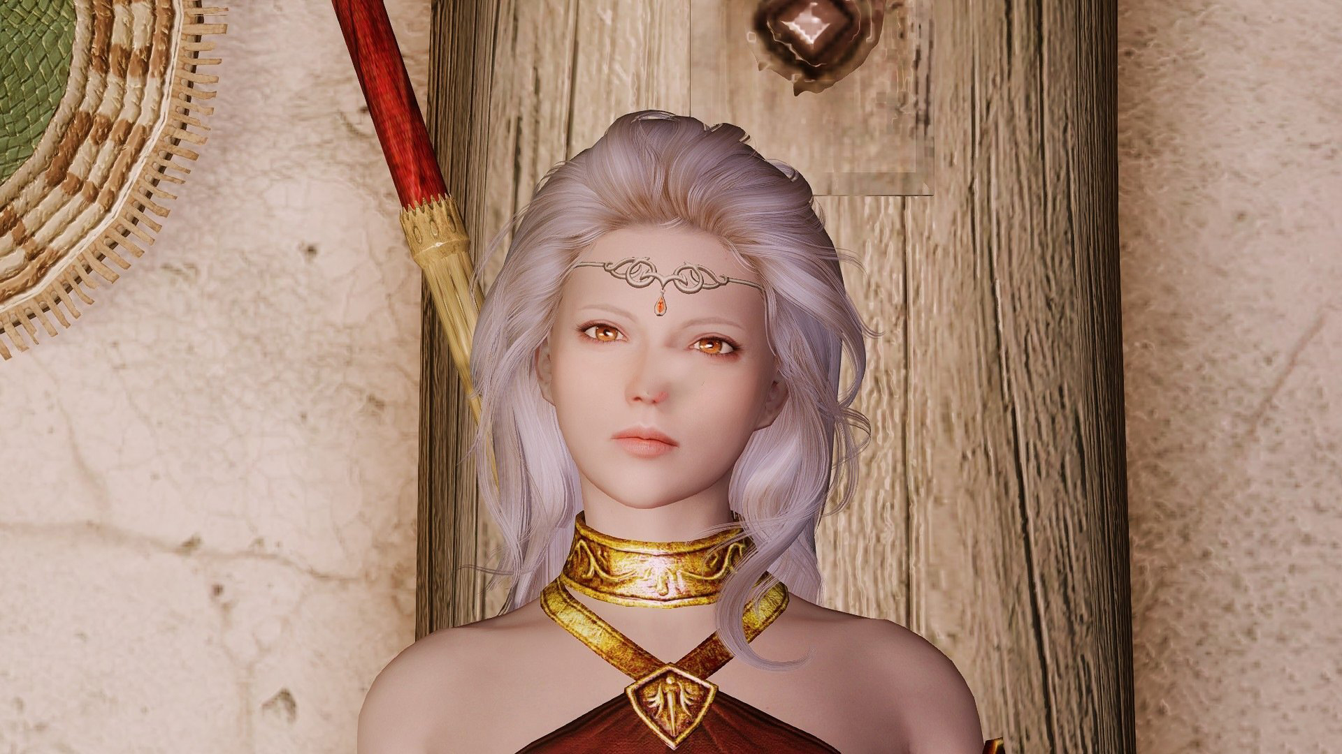 《上古卷軸5：天際》Blanca白發性感女性隨從MOD